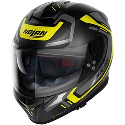 N80-8 Ally N-Com Full Face Helmet Black/Yellow