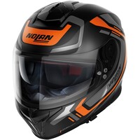 N80-8 Ally N-Com Full Face Helmet Black/Orange (041)