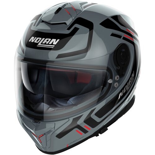 Casco Integrale N80-8 Ally N-Com Grigio/Nero (051)