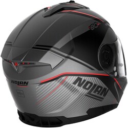 N80-8 Astute N-Com Full Face Helmet Grey/Red