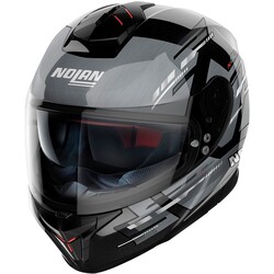 Casco Integrale N80-8 Meteor N-Com Nero/Grigio (067)
