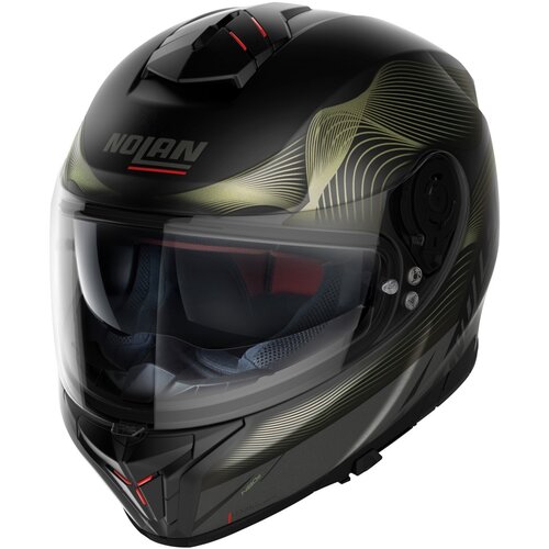 Nolan Casco Integral N80-8 Powerglide N-Com Negro/Oro (046)