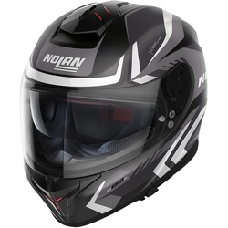 N80-8 Rumble N-Com Full Face Helmet Black/White