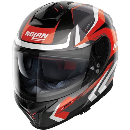 Nolan Casco Integrale N80-8 Rumble N-Com Nero/Rosso (059)