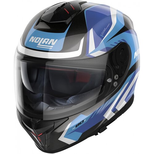 N80-8 Rumble N-Com Full Face Helmet Black/Blue (060)
