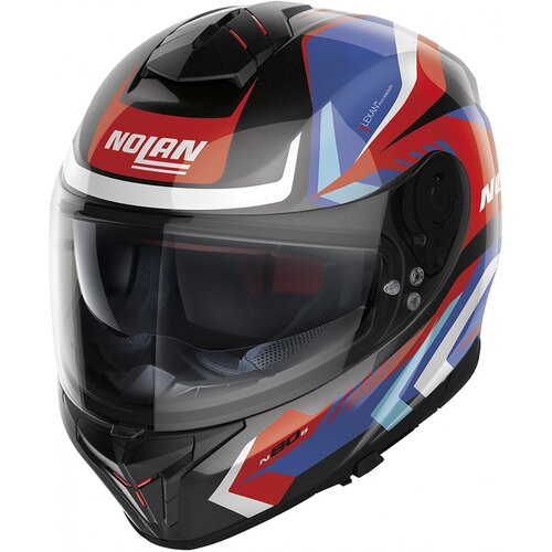 Nolan N80-8 Rumble N-Com Full Face Helmet Black/Red/Blue (062)