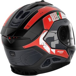 Casco Integral N80-8 Starscream N-Com Negro/Rojo