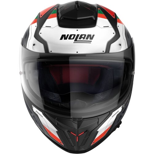 Nolan Casco Integral N80-8 Starscream N-Com Negro/Rojo (035)