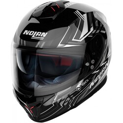 N80-8 Turbolence N-Com Full Face Helmet Black/Silver