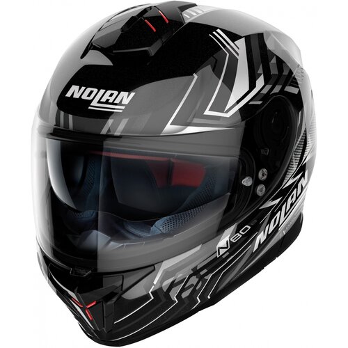 Nolan N80-8 Turbolence N-Com Integralhelm Schwarz/Silber (077)