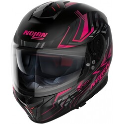 N80-8 Turbolence N-Com Full Face Helmet Black/Pink