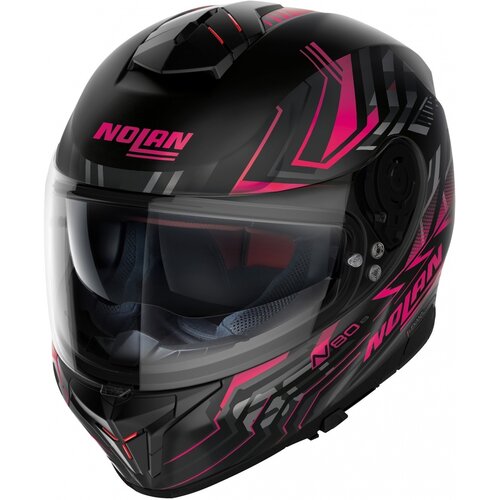 Nolan N80-8 Turbolence N-Com Integraalhelm Zwart/Roze (079)