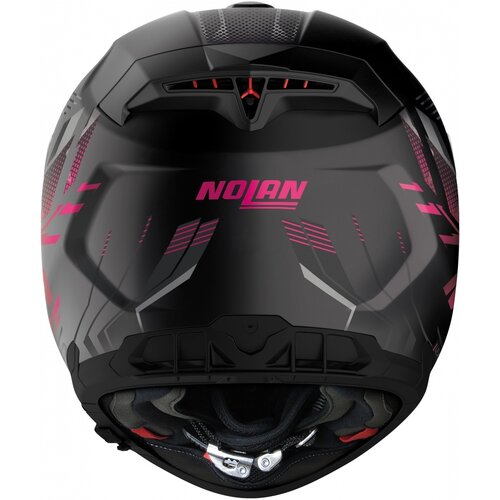 Nolan N80-8 Turbolence N-Com Full Face Helmet Black/Pink (079)