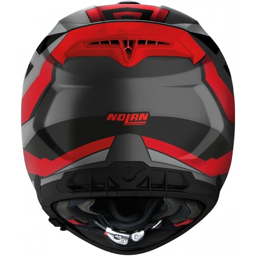 N80-8 Wanted N-Com Integraalhelm Zwart/Rood (071)