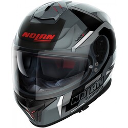 N80-8 Wanted N-Com Full Face Helmet Grey/Black