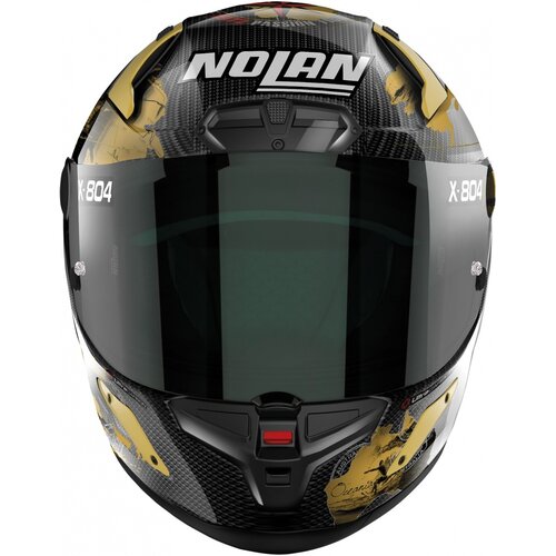 Nolan X-804 RS Ultra Carbon Checa Gold Integraalhelm Carbon/Goud (025) - Maat XXL (63-64 cm)