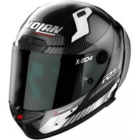 X-804 RS Ultra Carbon Hot Lap Integralhelm Carbon/Weiß (012) - Größe XXL (63-64 cm)