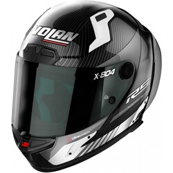Casco Integral X-804 RS Hot Lap Carbono/Blanco - XXL