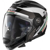 N70-2 GT 06 Jetpack N-Com Crossover Helmet Black/White (064)