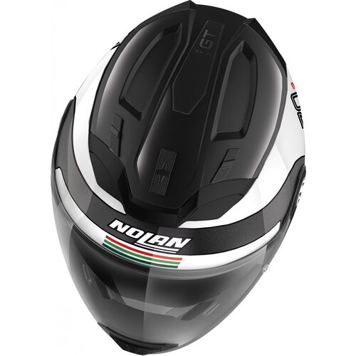 N70-2 GT 06 Jetpack N-Com Crossover Helmet Black/White (064)