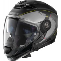 Casco Crossover N70-2 GT Lakota N-Com Argento/Giallo (036) - Taglia S (56 cm)