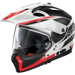 Casque Crossover N70-2 X 06 Earthquake Blanc/Rouge