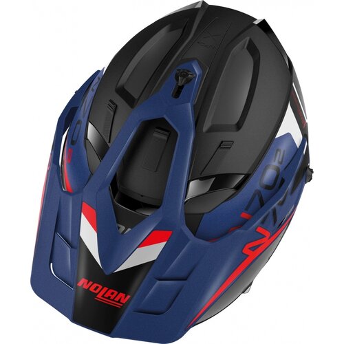 Nolan N70-2 X Bungee N-Com Crossoverhelm Zwart/Blauw (038)