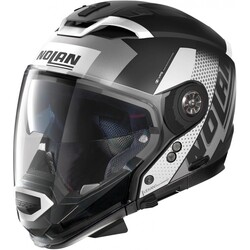 Casco Crossover N70-2 X Decurio N-Com Nero/Argento - XXS