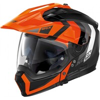 Casco Crossover N70-2 X Decurio N-Com Naranja/Negro (031) - Talla S (56 cm)
