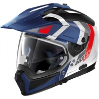 Casco Crossover N70-2 X Decurio N-Com Blu/Bianco (033) - Taglia XS (55 cm)