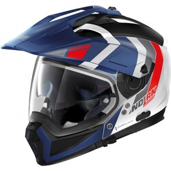N70-2 X Decurio N-Com Crossover Helmet Blue/White - XS