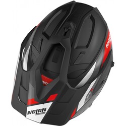 N70-2 X Grandes Alpes Crossoverhelm Zwart/Rood