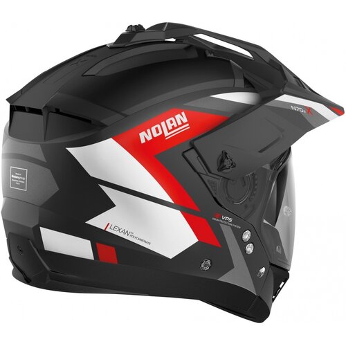 Nolan Casco Crossover N70-2 X Grandes Alpes Negro/Rojo (020)