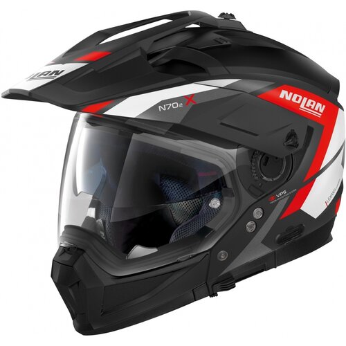 Nolan N70-2 X Grandes Alpes Crossover Helmet Black/Red (020)