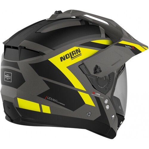 Nolan Casque Crossover N70-2 X Grandes Alpes Gris/Jaune (023) - Taille XS (55 cm)