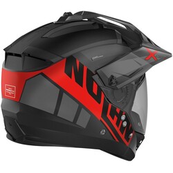 N70-2 X Mirage N-Com Crossoverhelm Zwart/Rood - S