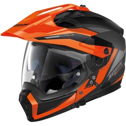 Casque Crossover N70-2 X Stunner N-Com Orange/Noir