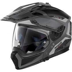 N70-2 X Torpedo N-Com Crossoverhelm Grijs/Zwart - XS