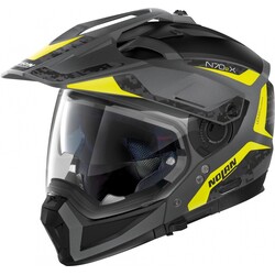 N70-2 X Torpedo N-Com Crossoverhelm Grijs/Geel - XS
