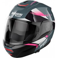 N100-6 Paloma N-Com Modular Helmet Grey/Pink (029)