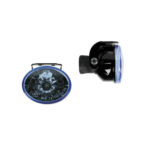 Lampa Luminux faros de largo alcance, par, H3 12V 55W bombillas, homologado E11, azul