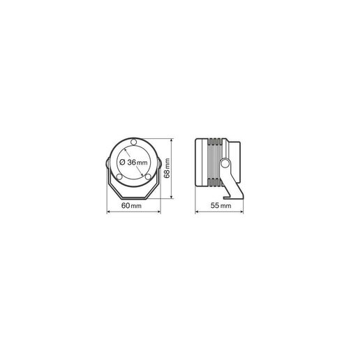 Lampa O-Lux Fari Supplementari LED, Coppia, 12V 18W, 1800 lm, 6000K, E-Mark R112