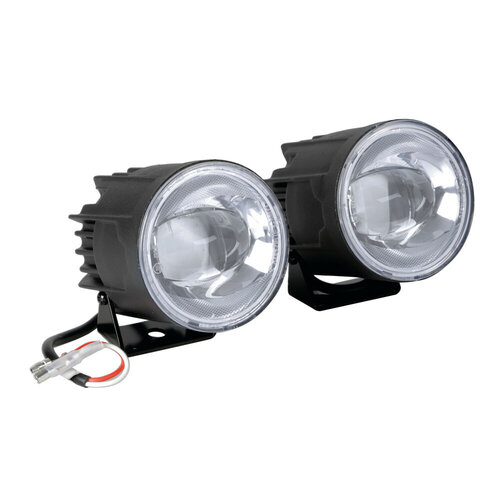 Lampa Fog-Busters feux antibrouillard LED, paire, 12V 8W, 650 lm, 5700K, E-Mark R19