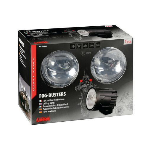 Lampa Fog-Busters faros antiniebla LED, par, 12V 8W, 650 lm, 5700K, E-Mark R19