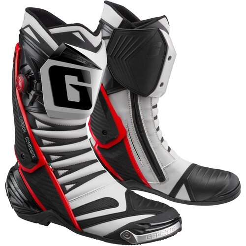Gaerne GP1 EVO Botas de Moto Racing Nardo Grey/Red, CE EN 13634 - Talla EU 41