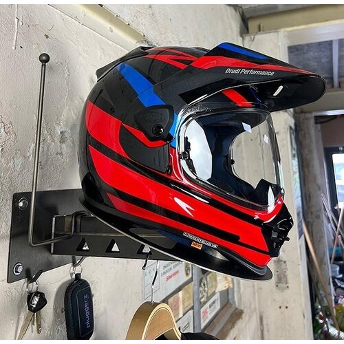 Gray Steel Soporte de Pared X7 Casco & Equipo, Acero, 7 Opciones de Almacenamiento