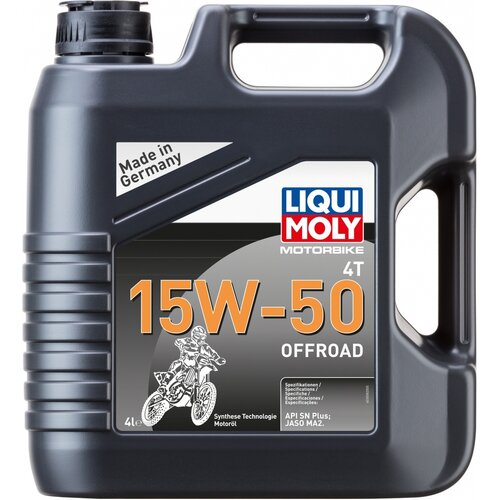 Liqui Moly 4T 15W-50 Offroad, 100% synthetisch, API SP, JASO MA2