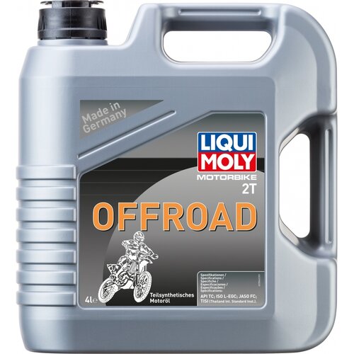 Liqui Moly 2T Offroad, Semi Synthetisch, API Tc, ISO, JASO Fc