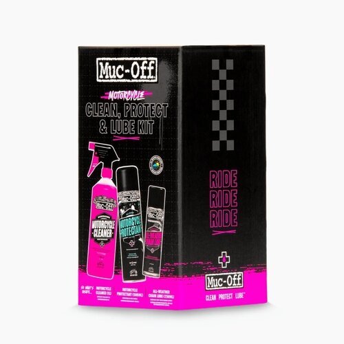Muc-Off Clean, Protect & Lube Motorfiets Onderhoudsset