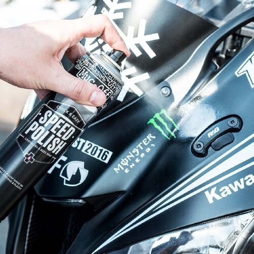 Muc-Off Speed Polish Spray 400ML X12 with Carnauba and Beeswax